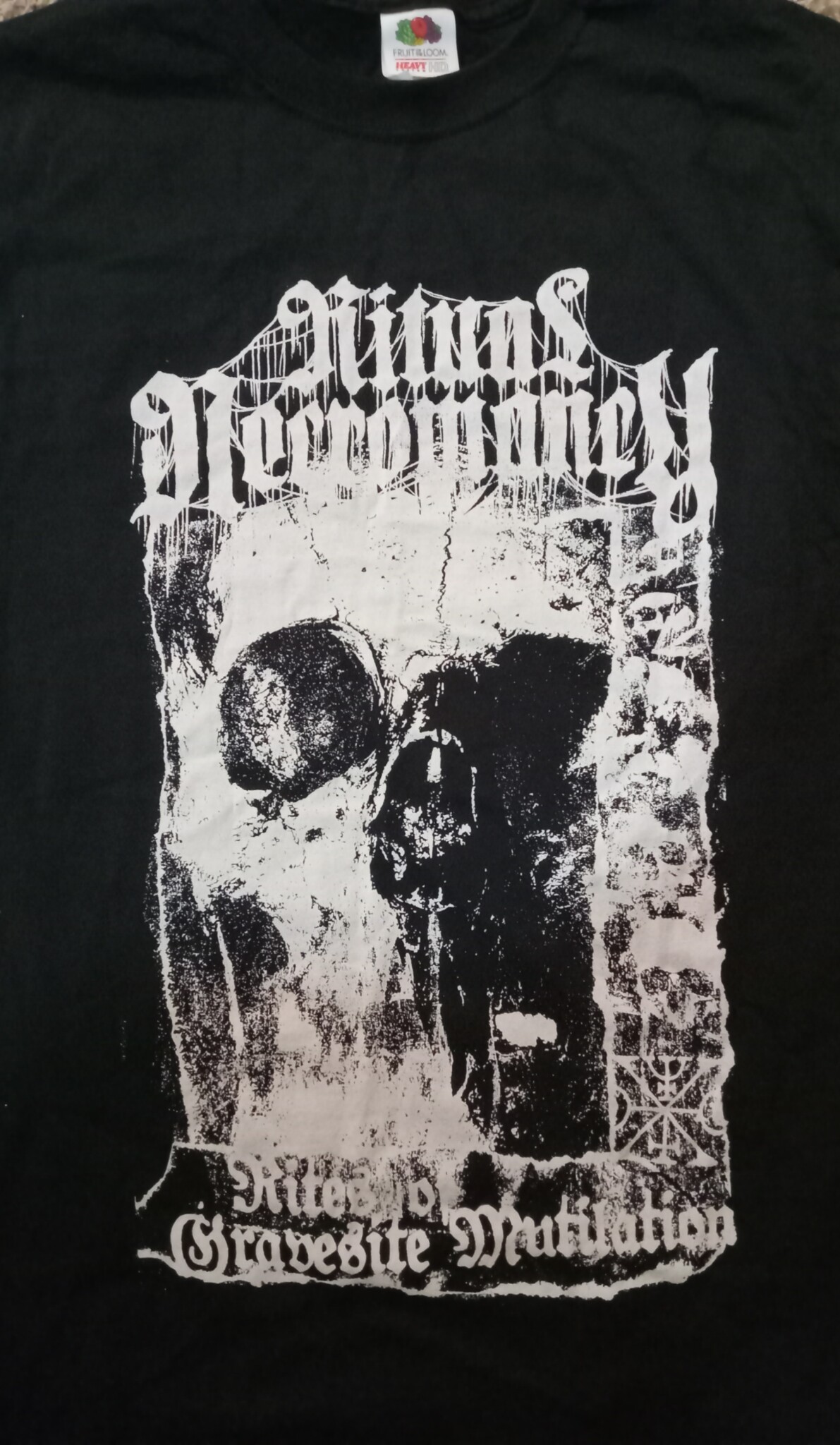 Ritual Necromancy - Rites of Gravesite Mutilation T-Shirt (Small only)