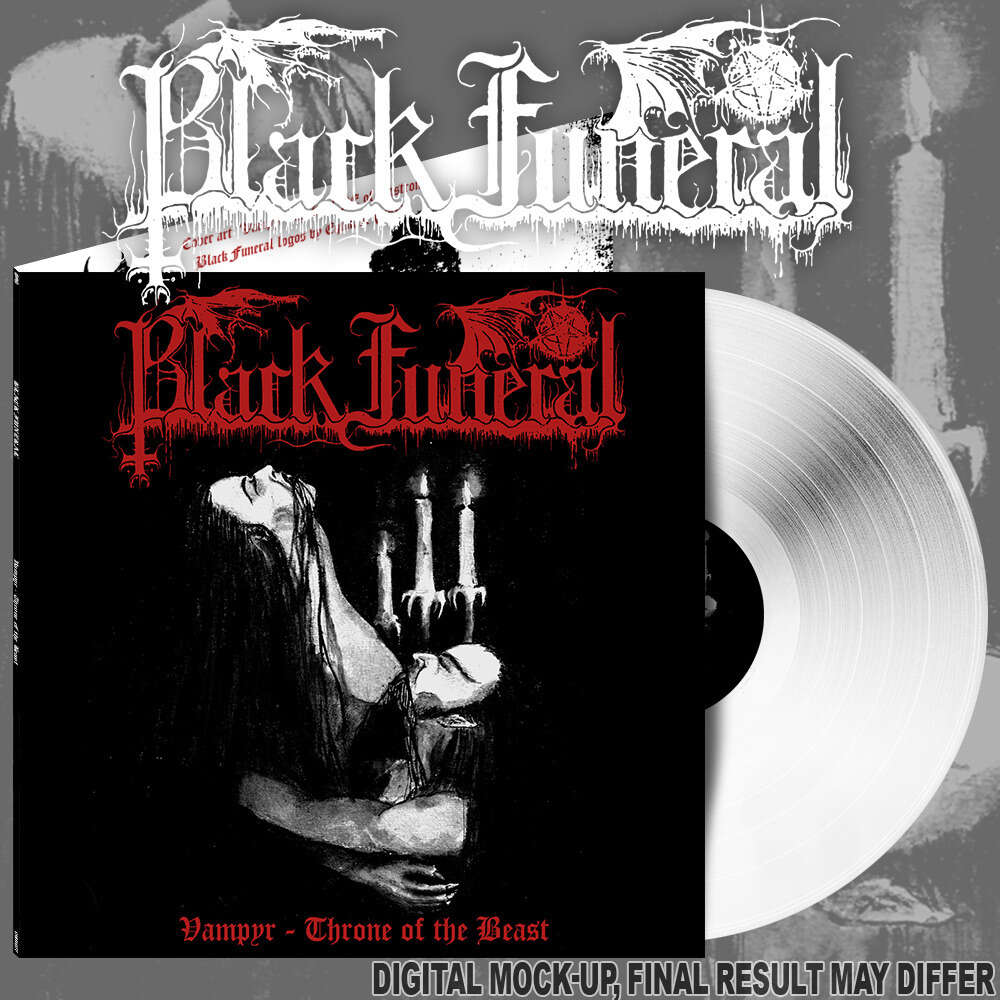 Black Funeral - Vampyr - Throne of the Beast Gatefold LP (White)