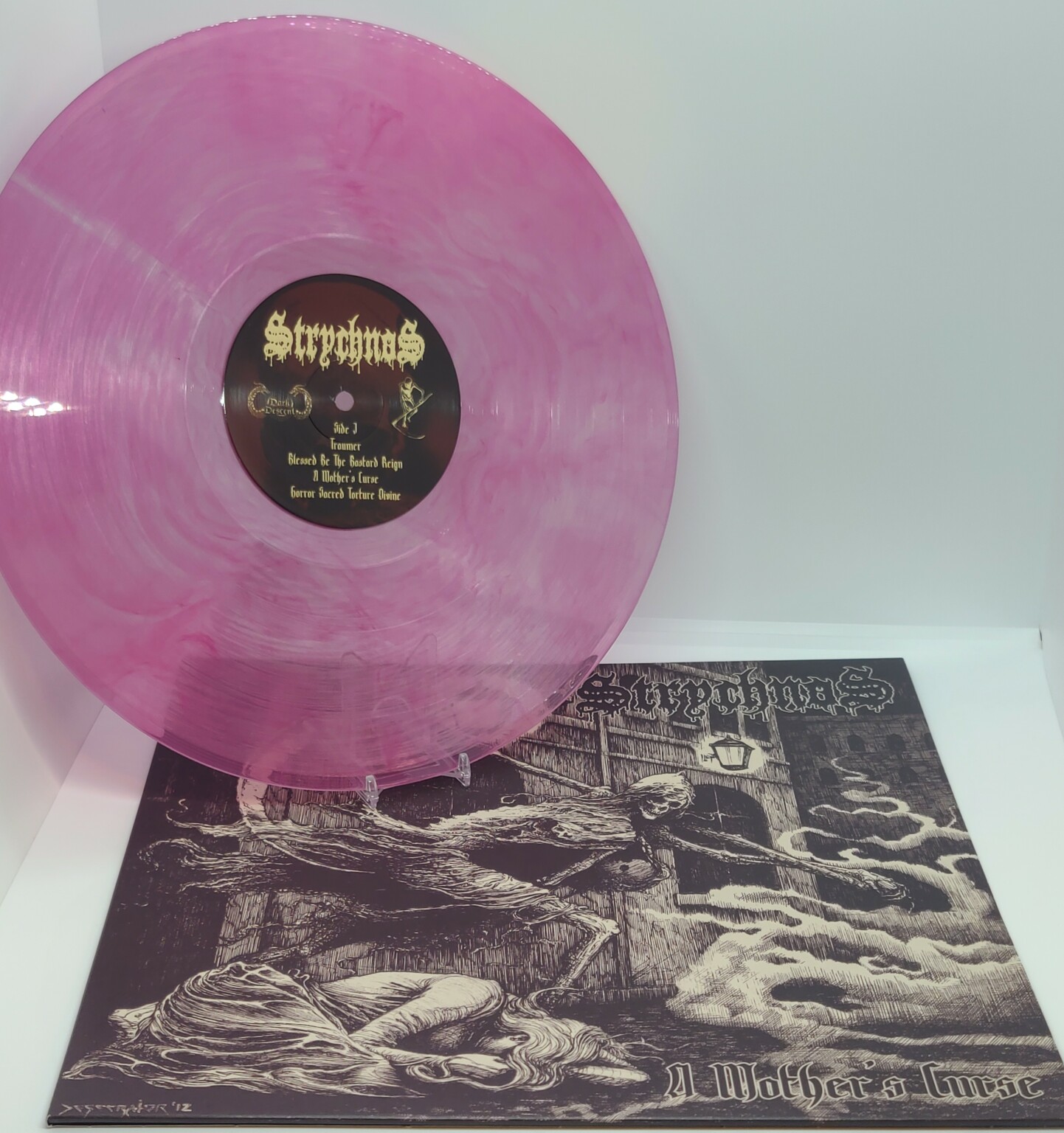 Strychnos - A Mother's Curse LP (Ultra Clear w/Magenta Galaxy)