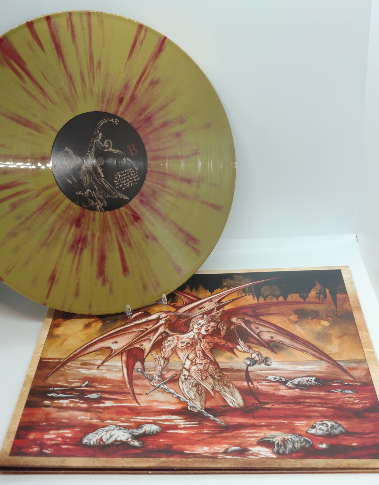 Imprecation - In Nomine Diaboli Gatefold LP (Gold w/Red Splatter)