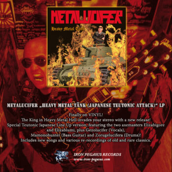 Metalucifer - Heavy Metal Tank (Japanese Teutonic Attack) LP