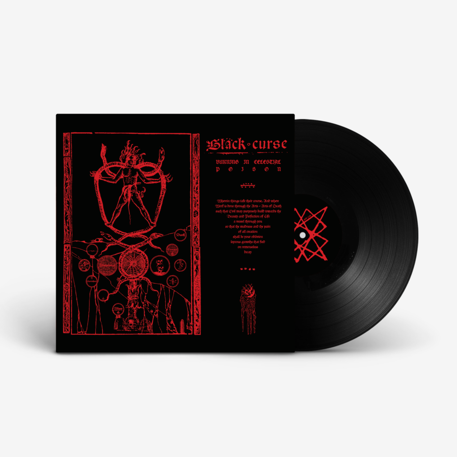 Black Curse - Burning in Celestial Poison LP
