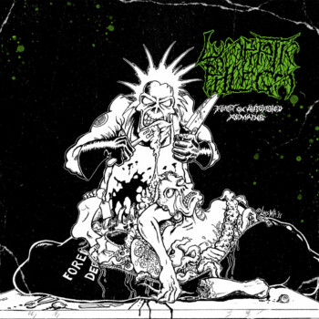 Lymphatic Phlegm / Morgue Breath - Feast on Autopsied Remains / Poseido Por Supuraćion LP (Black)