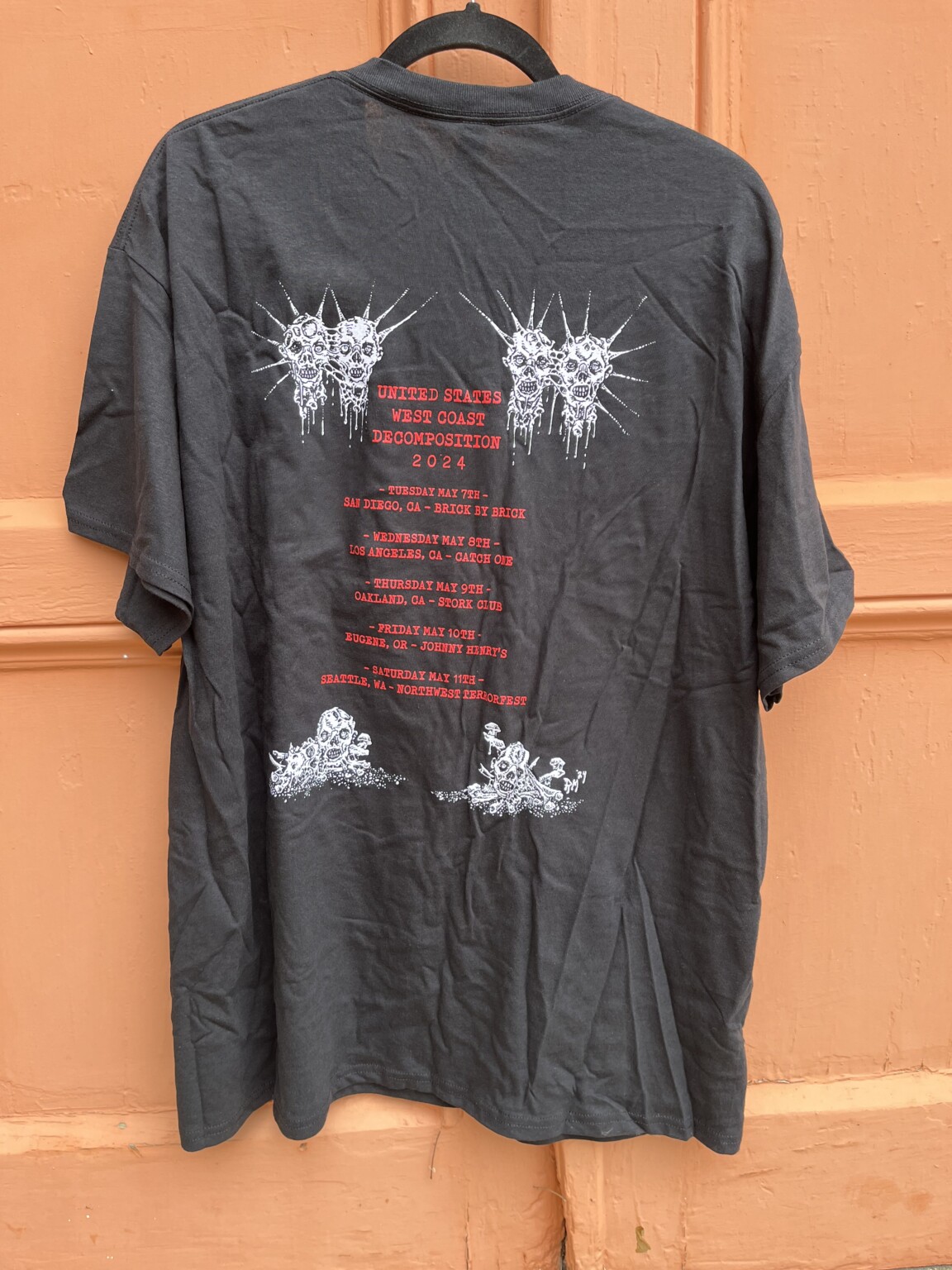Undergang - US West Coast Decomposition 2024 - Black T-Shirt