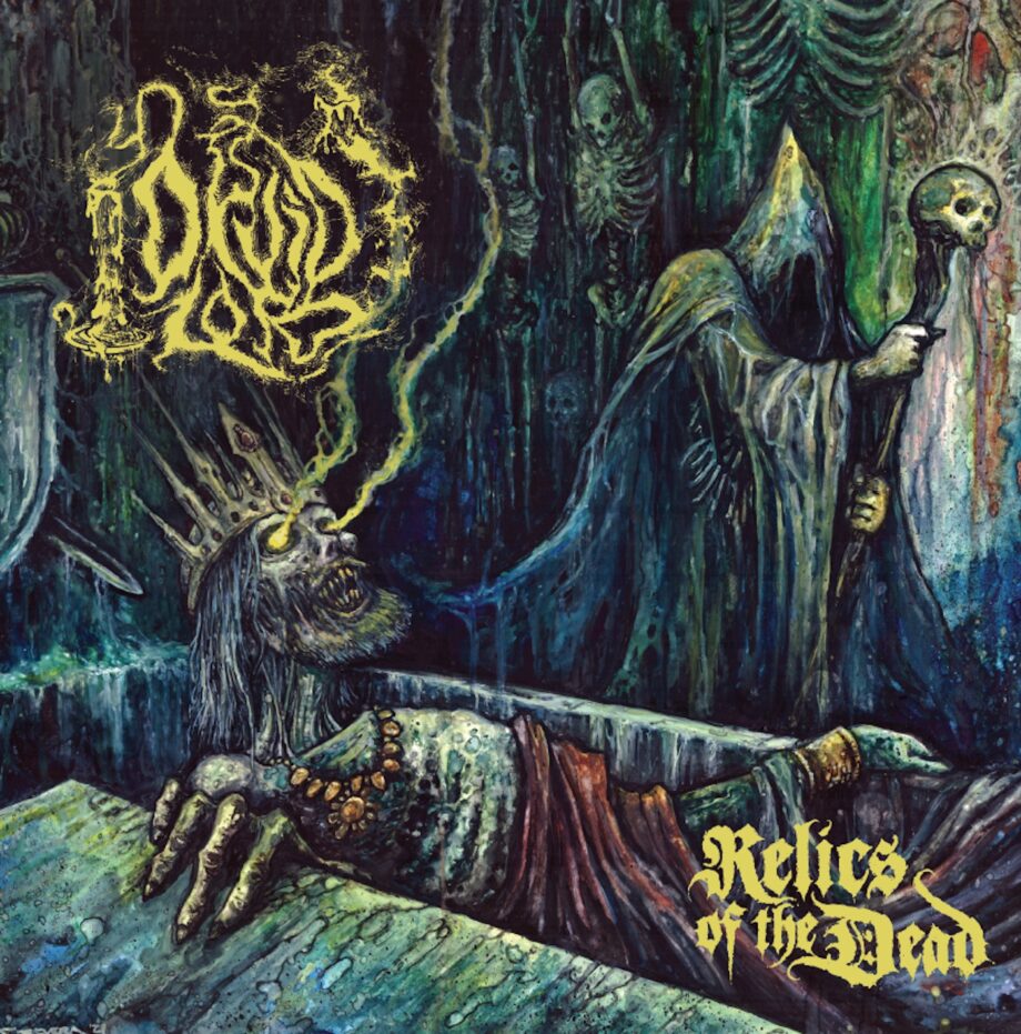 Druid Lord - Relics of the Dead Gatefold LP (Coke bottle Green Vinyl w/ Blue, Yellow, Red, Black & Green Splatters)