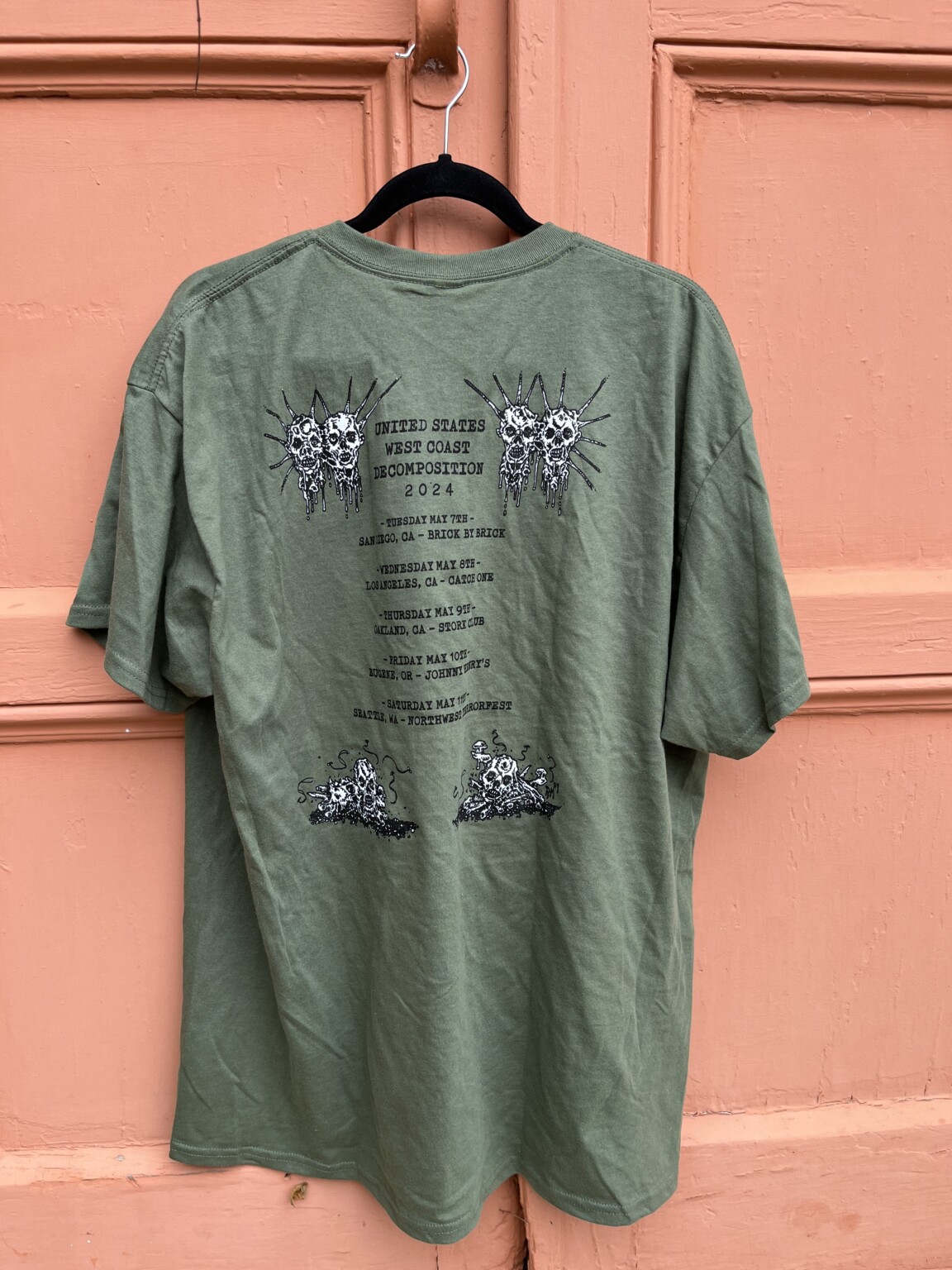 Undergang - US West Coast Decomposition 2024 - Green T-Shirt