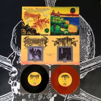 Necrodeity / Brahmastrika - Praeternatural Commotions From Kolkata Maha Samshana (Black 7")