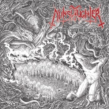 Nunslaughter - Devils Congeries - Vol. 5 Gatefold 2LP (Bloodshot Deluxe Marbled Vinyl)