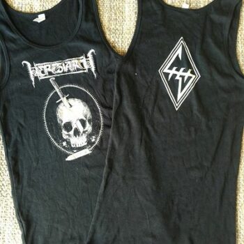 Heresiarch - Skull Tank Top (Ladies) (Size L only)