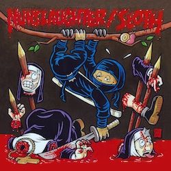 Nunslaughter/Sloth - split 7inch Pic Disc EP