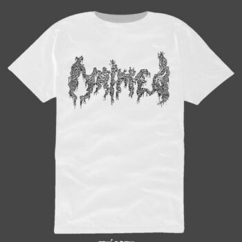 Maimed - Official Logo T-Shirt (White with black print)