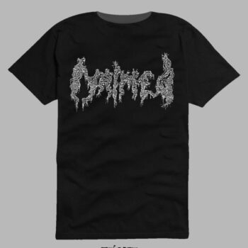 Maimed - Official Logo T-Shirt (Black with white print)