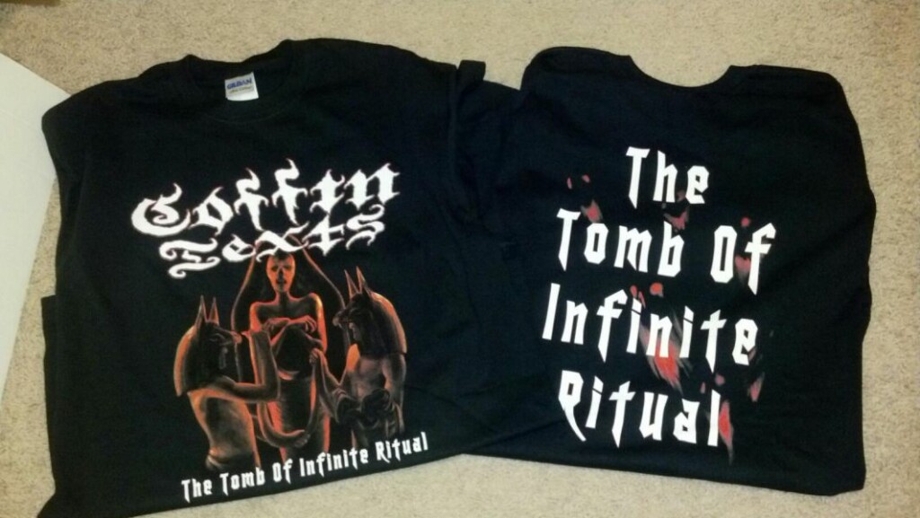 Coffin Texts - The Tomb of the Infinite Ritual T-Shirt (Size S only)