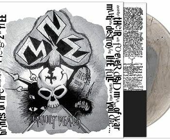 N.M.E. - Unholy Death/Machine of War LP (Smoke/Silver vinyl)