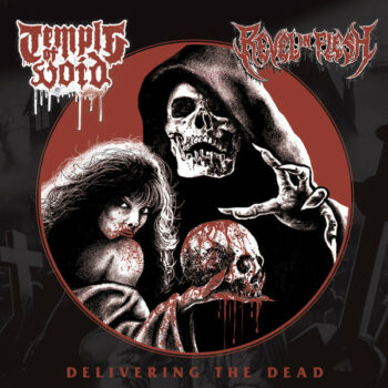 Temple Of Void / Revel In Flesh – Delivering The Dead 7" Vinyl (Damaged)