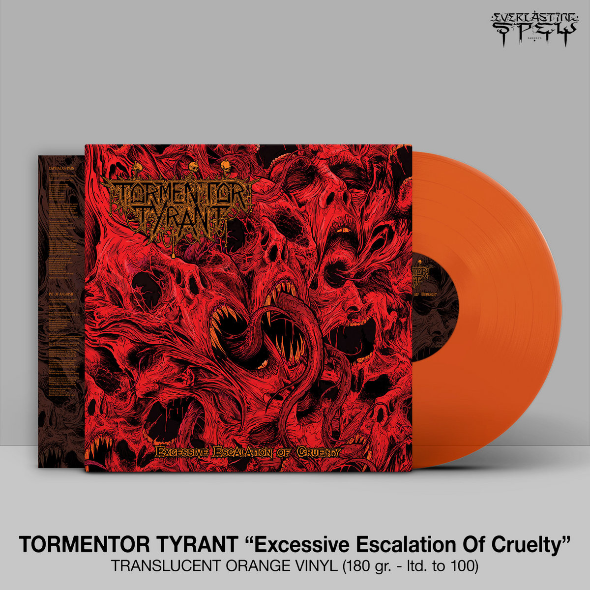 Tormentor Tyrant - Excessive Escalation of Cruelty LP (Translucent Orange)