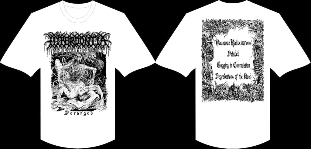 Hyperdontia - Deranged Short Sleeve T-Shirt (White)